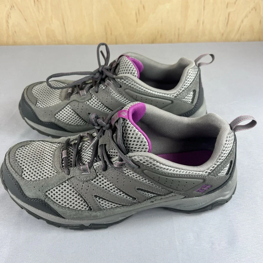 Columbia Plains Ridge Women's Size 10 Gray Trail Hiking Shoes Outdoor